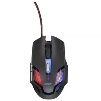 Acer NITRO GAMING MOUSE II - játék egér optikai, max. 7200dpi (6 szint - 800-7200), 7 féle háttérvilágítás, 6 gomb