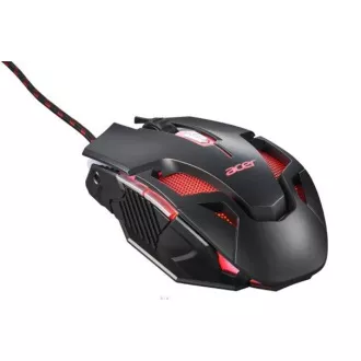 Acer NITRO GAMING MOUSE II - játék egér optikai, max. 7200dpi (6 szint - 800-7200), 7 féle háttérvilágítás, 6 gomb