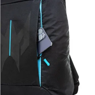 Predator Urban Backpack 18" (PBG510); fekete hátizsák kék díszítésekkel, vízálló és kopásálló anyagból, 18"-es mérethez, 27 l, 0,6 kg Predator Urban Backpack 18" (PBG510); fekete hátizsák kék díszítésekkel, vízálló és kopásálló anyagból, 18"-es mérethez, 27 l, 0,6 kg