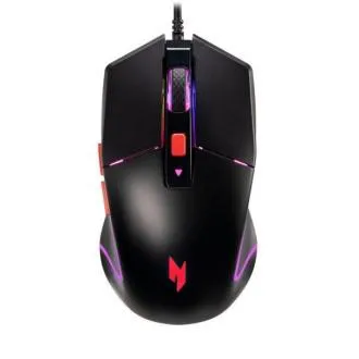 ACER NITRO NMW100 egér, fekete, akár 7200 DPI, vezetékes, 6 gombos, kiskereskedelmi csomagolás