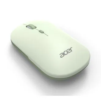 Acer AMR130 Green vezeték nélküli egér – kettős üzemmód (2,4 GHz BT 5.2), 4 gomb, 800/1200/1600 dpi, 5 millió kattintás, 1 db AA elem, WIN/MAC, világoszöld Acer AMR130 Green vezeték nélküli egér – kettős üzemmód (2,4 GHz BT 5.2), 4 gomb, 800/1200/1600 dpi, 5 millió kattintás, 1 db AA elem, WIN/MAC, világoszöld