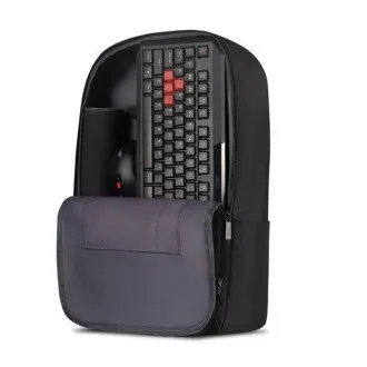 Acer Nitro Quest hátizsák 18", fekete, vízlepergető bevonattal, merevített háttámlával, 16 l, 0,46 kg, poliészter (NBG410) Acer Nitro Quest hátizsák 18", fekete, vízlepergető bevonattal, merevített háttámlával, 16 l, 0,46 kg, poliészter (NBG410)