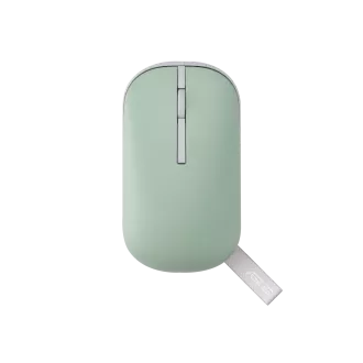 Asus MD100 vezeték nélküli egér - 2.4Ghz dongl/bluetooth/ 1600dpi/ zöld krém színű