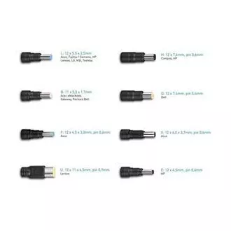 AVACOM QuickTIP 250W - univerzális adapter laptopokhoz   8 csatlakozó