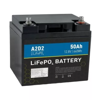 Avacom A2D2 akkumulátor LiFePO4 12,8V 50Ah M6