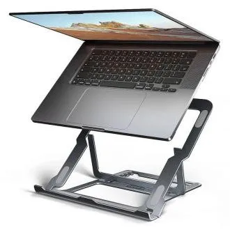 AXAGON STND-LAG alumínium laptopállvány 10–17,3 hüvelykes készülékekhez, állítható magasságú, szürke AXAGON STND-LAG alumínium laptopállvány 10–17,3 hüvelykes készülékekhez, állítható magasságú, szürke