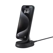 Belkin BOOST CHARGE™ PRO Qi2 15W mágneses töltőállvány, átalakítható, Fekete