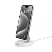 Belkin BOOST CHARGE™ PRO Qi2 15W mágneses töltőállvány, átalakítható, fehér színben