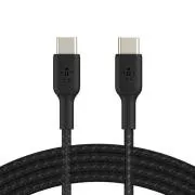 Belkin BOOST CHARGE™ USB-C/USB-C kábel, 2m, fekete - Tartós