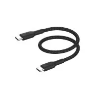 Belkin BOOST CHARGE™ USB-C/USB-C kábel, 15cm, fekete - Tartós