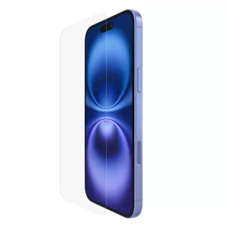 Belkin SCREENFORCE™ Invisiglass antimikrobiális védőüveg iPhone 16 Plus / 15 Plus / 14 Pro Max készülékhez
