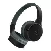 Belkin SOUNDFORM™ Mini - Vezeték nélküli fülhallgató gyerekeknek - Vezeték nélküli gyerek fejhallgató, Fekete - ÚJ