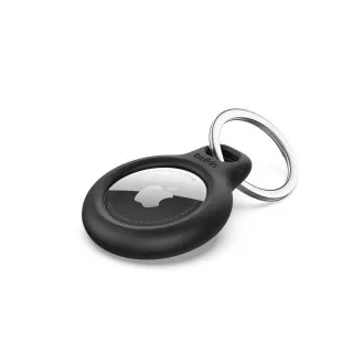 Belkin Secure AirTag tok kulcstartóval - Fekete - 4 csomagban