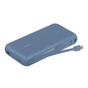 Belkin BOOST CHARGE USB-C Power Delivery hordozható akkumulátor beépített USB-C kábellel, 20 000 mAh, 30 W, kék