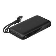 Belkin BOOST CHARGE USB-C Power Delivery kijelzős powerbank, 20 000 mAh, 20 W, fekete