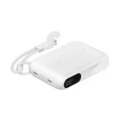 Belkin BOOST CHARGE USB-C Power Delivery kijelzős powerbank, 10 000 mAh, 20 W, fehér