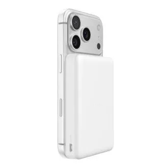 Belkin BOOST CHARGE Qi2 mágneses vezeték nélküli powerbank, 10 000 mAh, vékony, fehér Belkin BOOST CHARGE Qi2 mágneses vezeték nélküli powerbank, 10 000 mAh, vékony, fehér