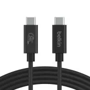 Belkin CONNECT USB4 kábel, 240 W, 20 Gb/s, 2 m