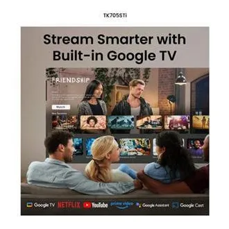 BenQ DLP TK705STi 4K UHD projektor, 3840x2160/3000 ANSI lm/600 000:1/HDMI/USB-A/USB-C/Jack/BT/Wi-Fi/Hangszóró/Google TV Android 11 BenQ DLP TK705STi 4K UHD projektor, 3840x2160/3000 ANSI lm/600 000:1/HDMI/USB-A/USB-C/Jack/BT/Wi-Fi/Hangszóró/Google TV Android 11