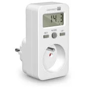 CONNECT IT PowerMeter energiafogyasztás mérő, kijelző, gyermekbiztosíték