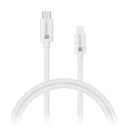 CONNECT IT Wirez kábel USB-C -> Lightning, 27 W, 1 m, FEHÉR
