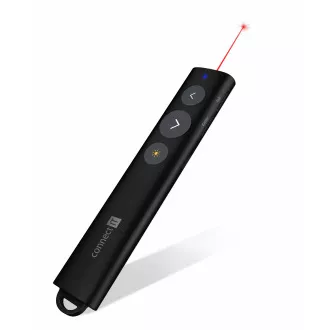 CONNECT IT LaserPoint újratölthető lézermutató FEKETE