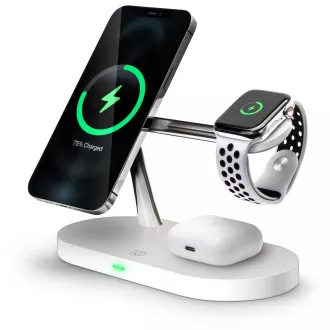 CONNECT IT MultiCharge 5 az 1-ben MagSafe vezeték nélküli gyors töltés vezeték nélküli töltő, FEHÉR