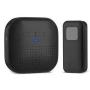 CONNECT IT DOORBELL 2 vezeték nélküli, elemes ajtócsengő, FEKETE