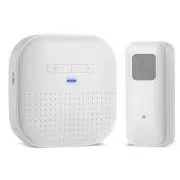 CONNECT IT DOORBELL 2 vezeték nélküli, elemes ajtócsengő, FEHÉR
