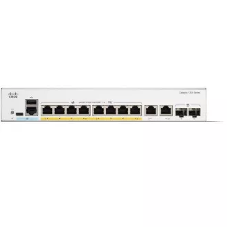 Cisco Catalyst C1300-8FP-2G 8 x 1G 2 x 1G RJ45/SFP kombinált PoE  (120W) - C1300-8FP-2G