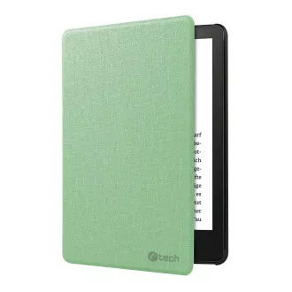 C-TECH PROTECT tok Amazon Kindle TOUCH 2024 készülékhez, WAKE/SLEEP funkció, kemény borító, AKC-22, matcha