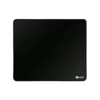 C-TECH MP-01S-BK egérpad, fekete, 240x200x4 mm, varrott szegélyekkel