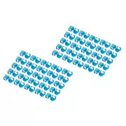 DIGITUS színes kapcsok patch kábelhez, 100 darabos csomag, kék színben