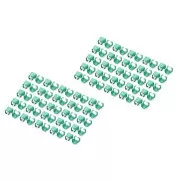 DIGITUS színes kapcsok patch kábelhez, 100 darabos csomag, zöld színben