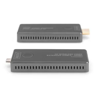 DIGITUS DS-55324 4K vezeték nélküli videó hosszabbító készlet, 30 m (USB-C - HDMI) DIGITUS DS-55324 4K vezeték nélküli videó hosszabbító készlet, 30 m (USB-C - HDMI)