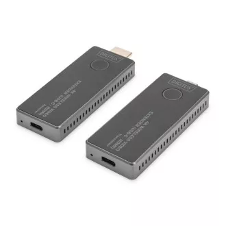 DIGITUS DS-55324 4K vezeték nélküli videó hosszabbító készlet, 30 m (USB-C - HDMI) DIGITUS DS-55324 4K vezeték nélküli videó hosszabbító készlet, 30 m (USB-C - HDMI)