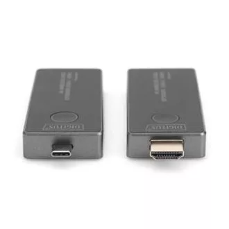 DIGITUS DS-55324 4K vezeték nélküli videó hosszabbító készlet, 30 m (USB-C - HDMI) DIGITUS DS-55324 4K vezeték nélküli videó hosszabbító készlet, 30 m (USB-C - HDMI)