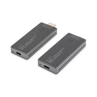 DIGITUS DS-55324 4K vezeték nélküli videó hosszabbító készlet, 30 m (USB-C - HDMI) DIGITUS DS-55324 4K vezeték nélküli videó hosszabbító készlet, 30 m (USB-C - HDMI)