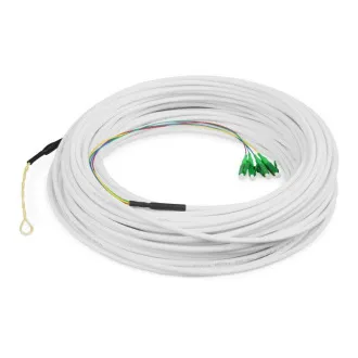 DIGITUS FTTH cseppkábel, egymódusú, 4 szál, OS2, 9/125µ, 4 LC/APC, 50 m DIGITUS FTTH cseppkábel, egymódusú, 4 szál, OS2, 9/125µ, 4 LC/APC, 50 m