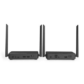 DIGITUS 4K/60 Hz vezeték nélküli HDMI KVM-hosszabbító készlet, 100 m, fekete DIGITUS 4K/60 Hz vezeték nélküli HDMI KVM-hosszabbító készlet, 100 m, fekete