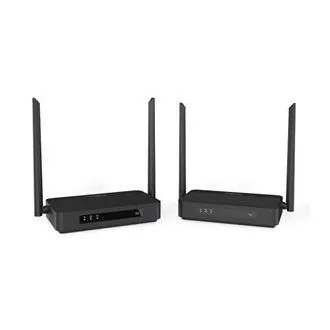DIGITUS 4K/60 Hz vezeték nélküli HDMI KVM-hosszabbító készlet, 100 m, fekete DIGITUS 4K/60 Hz vezeték nélküli HDMI KVM-hosszabbító készlet, 100 m, fekete