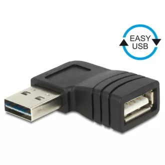 Delock adapter EASY-USB 2.0-A férfi > USB 2.0-A női négyszögletes balra/jobbra Delock adapter EASY-USB 2.0-A férfi > USB 2.0-A női négyszögletes balra/jobbra