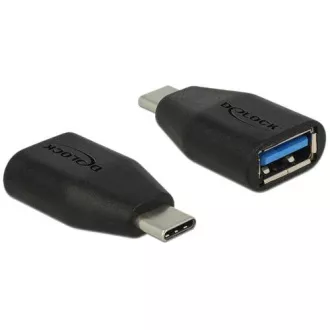 Delock adapter SuperSpeed USB 10 Gbps (USB 3.1 Gen 2) USB Type-C™ hím > Type-A csatlakozó Delock adapter SuperSpeed USB 10 Gbps (USB 3.1 Gen 2) USB Type-C™ hím > Type-A csatlakozó