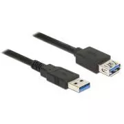 Delock hosszabbítókábel USB 3.0 Type-A hím > USB 3.0 Type-A női 5,0 m fekete