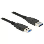 Delock kábel USB 3.0 Type-A férfi > USB 3.0 Type-A férfi 0,5 m fekete