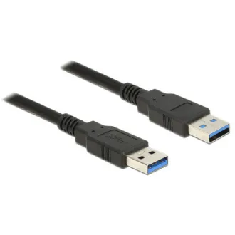 Delock kábel USB 3.0 Type-A hím > USB 3.0 Type-A hím 5,0 m fekete
