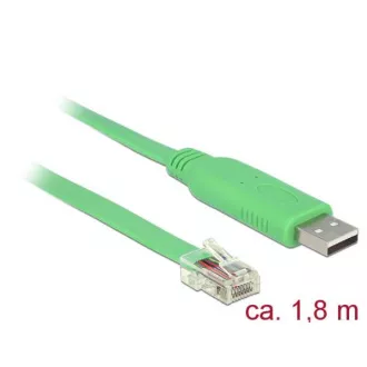 Delock adapter USB 2.0 Type-A csatlakozó > 1 x soros RS-232 RJ45 csatlakozó