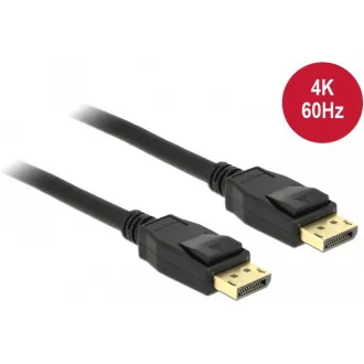 Delock DisplayPort 1.2 kábel (hím) > DisplayPort (hím) 4K 60 Hz 1,5 m Delock DisplayPort 1.2 kábel (hím) > DisplayPort (hím) 4K 60 Hz 1,5 m