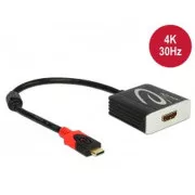 Delock adapter USB Type-C™ hím és HDMI csatlakozó (DP Alt mód) 4K 30 Hz