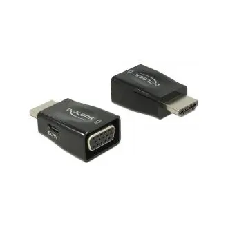 Delock adapter HDMI-A hím > VGA csatlakozó